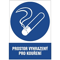 Značka Prostor vyhrazený pro kouření